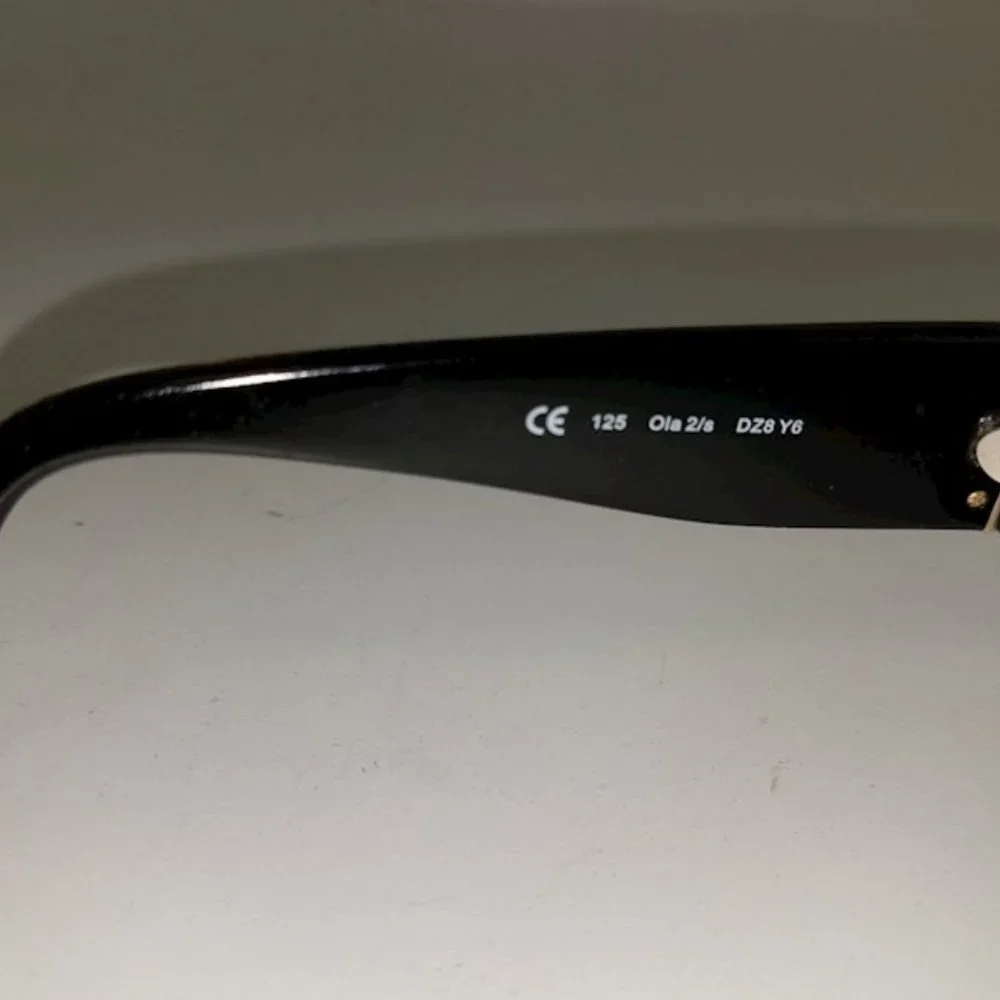 Kate Spade Prescriptive Snake print Brown Gold Sunglasses W/ Green kate sp Case - Picture 6 of 8